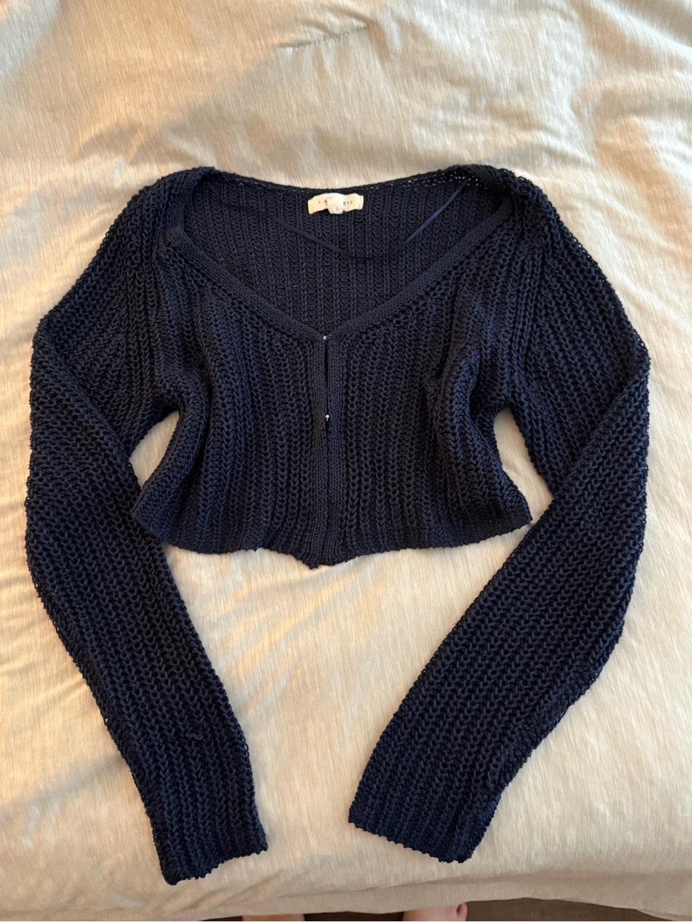 PACSUN la heart navy knit sweater